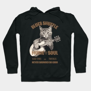 cat and guitar Hoodie